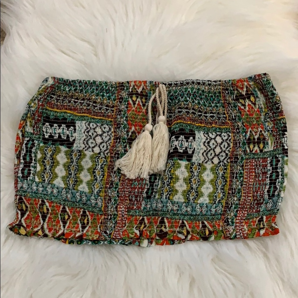 Multi color crop top